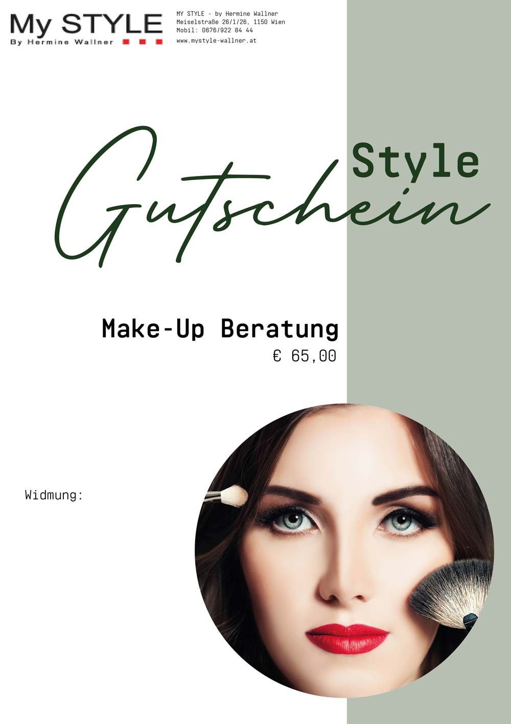 Gutschein Make-Up Beratung